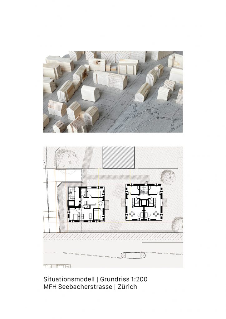 MFH Seebach, Vorstudie, Modell